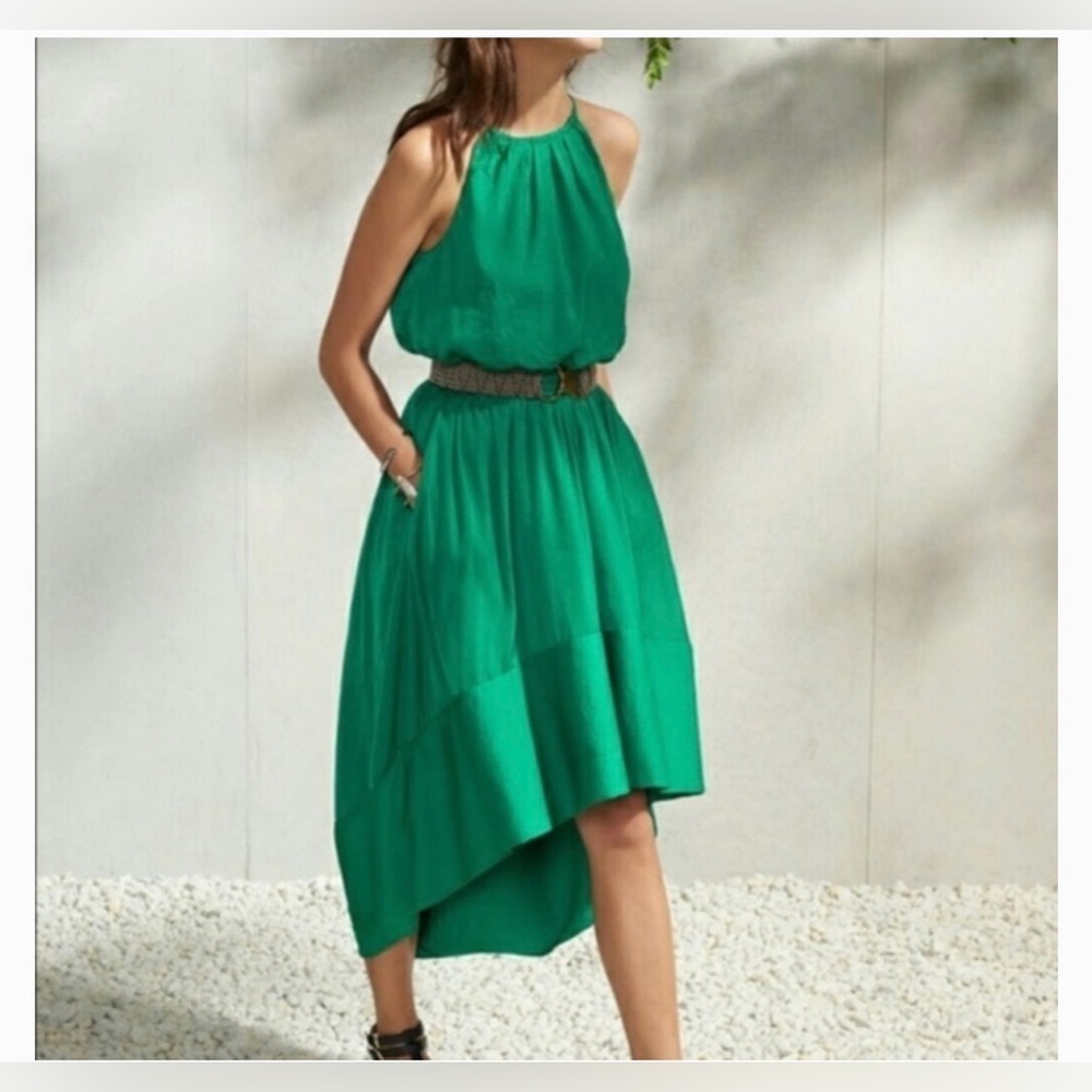 Banana Republic High Low Halter Dress